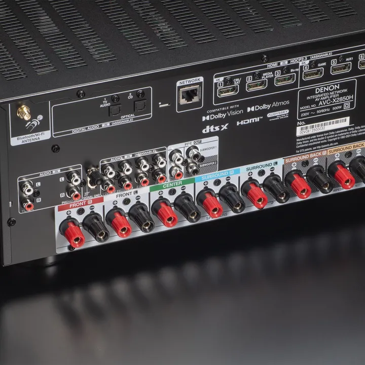 Denon AVC-X2850H Arka Bağlantılar