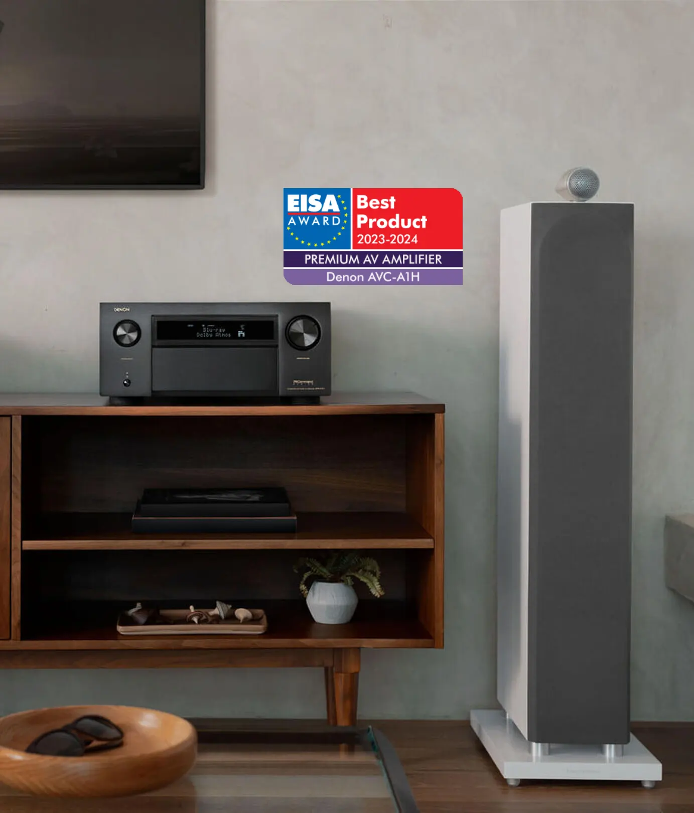 Denon AVC-A1H Flagship Reference AV Receiver ve Bowers & Wilkins Hoparlör Sistemi