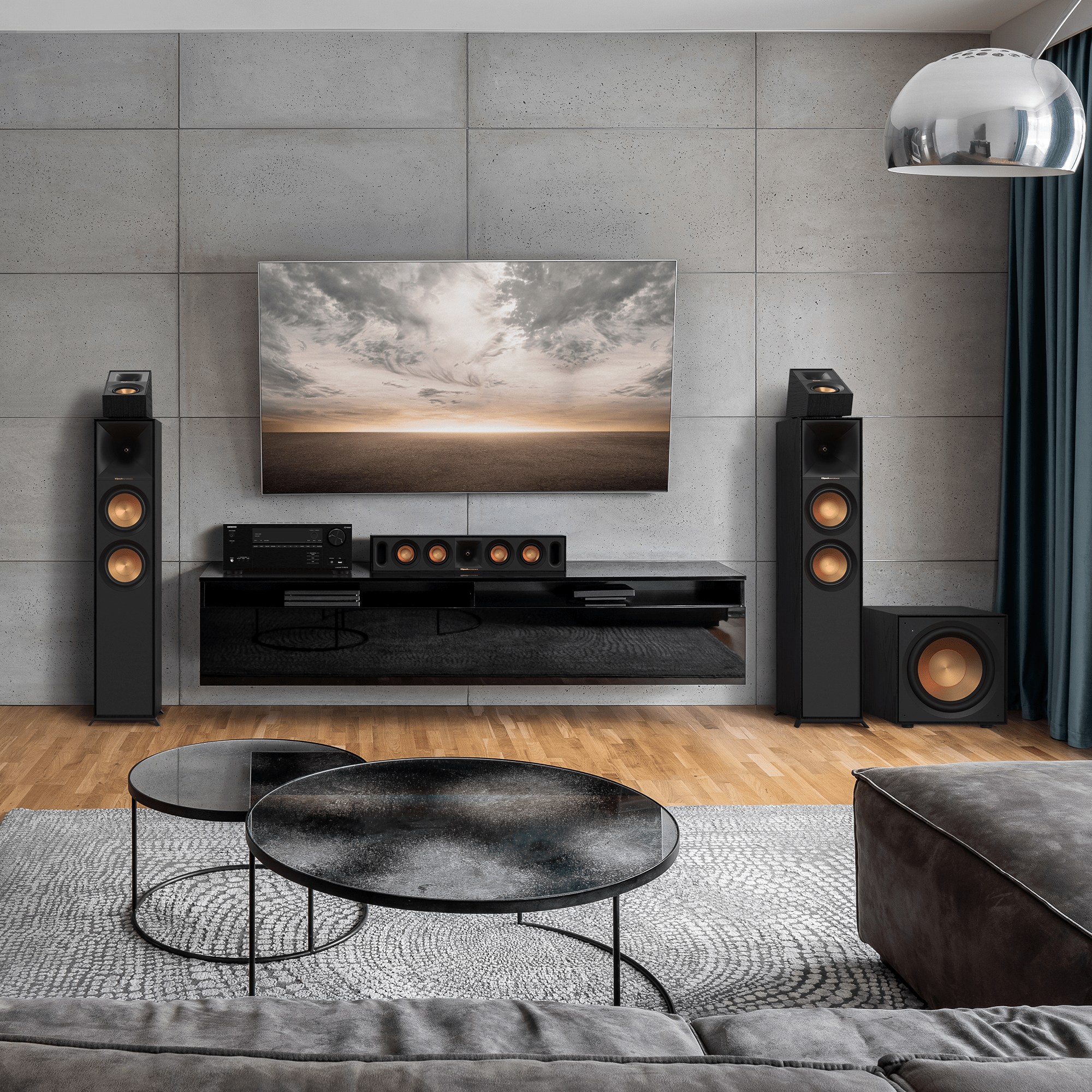 Klipsch R-600F Kule Hoparlör Siyah - Çift