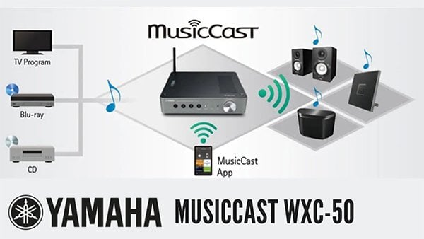 YAMAHA WXC-50 MusicCast Network Streaming Pre-Amplifikatör