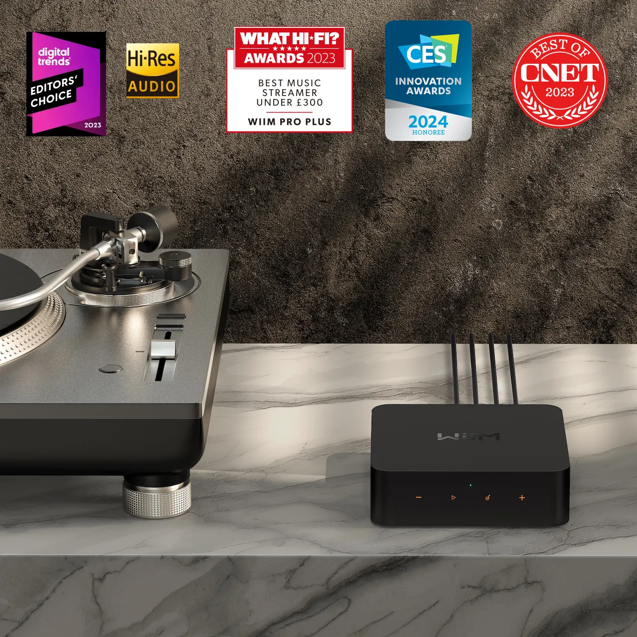WiiM Pro Hi-Res Network Audio Player ve Kablosuz Müzik Streamer