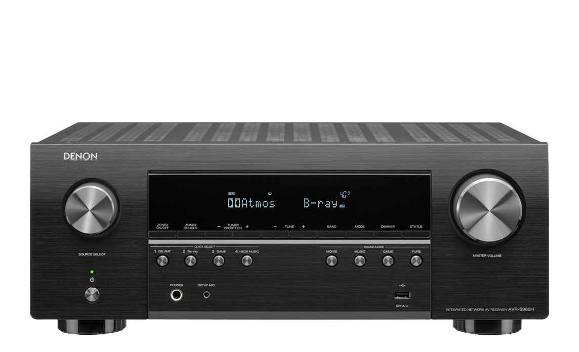 DENON AVR-S970H 7.2ch 8K AV Receiver