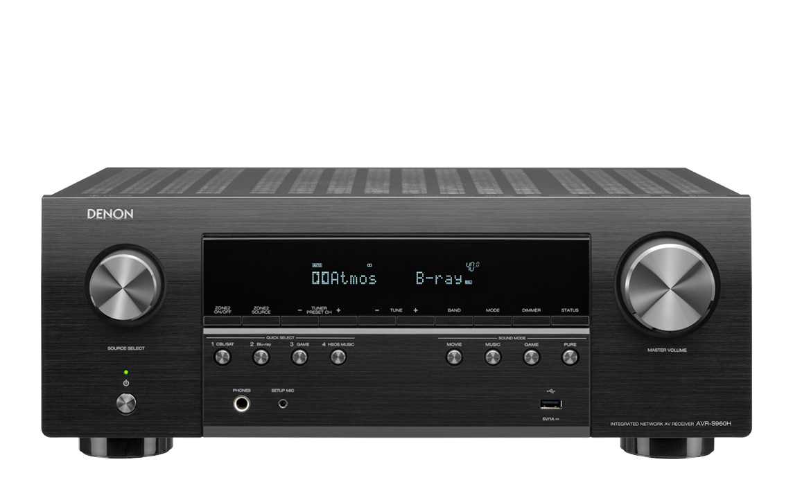 DENON AVR-S970H 7.2ch 8K AV Receiver