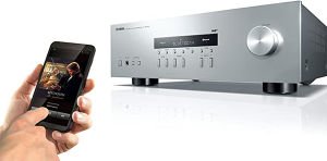 YAMAHA RS-202D Stereo Entegre Amplifikatör Gümüş