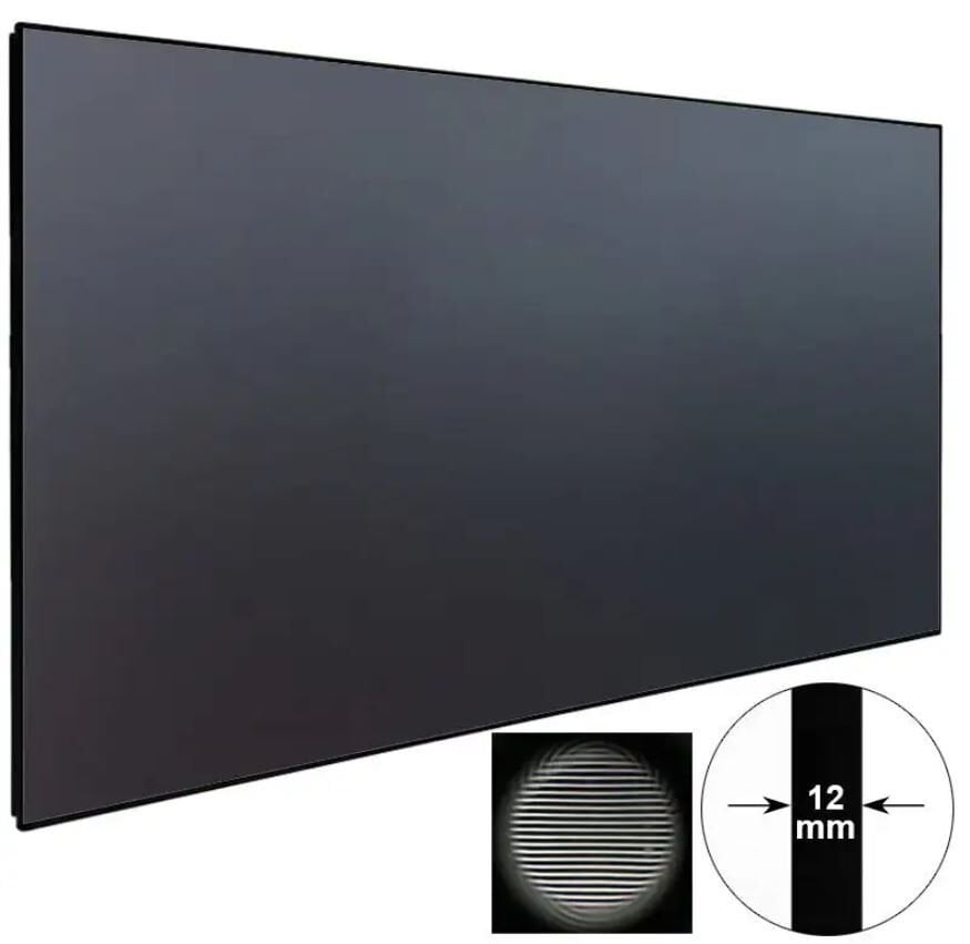 xVision Ultra İnce Çerçeveli ALR UST Slim Fixed Frame 4K Projeksiyon Perdesi