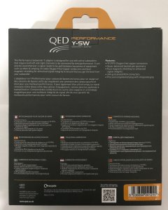 QED QE-6304 Performance Subwoofer Y adaptör