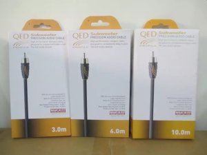 QED QE-5106 Profile Subwoofer Kablosu 6m
