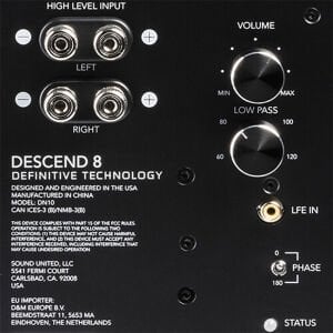 Definitive Descend DN8 Subwoofer