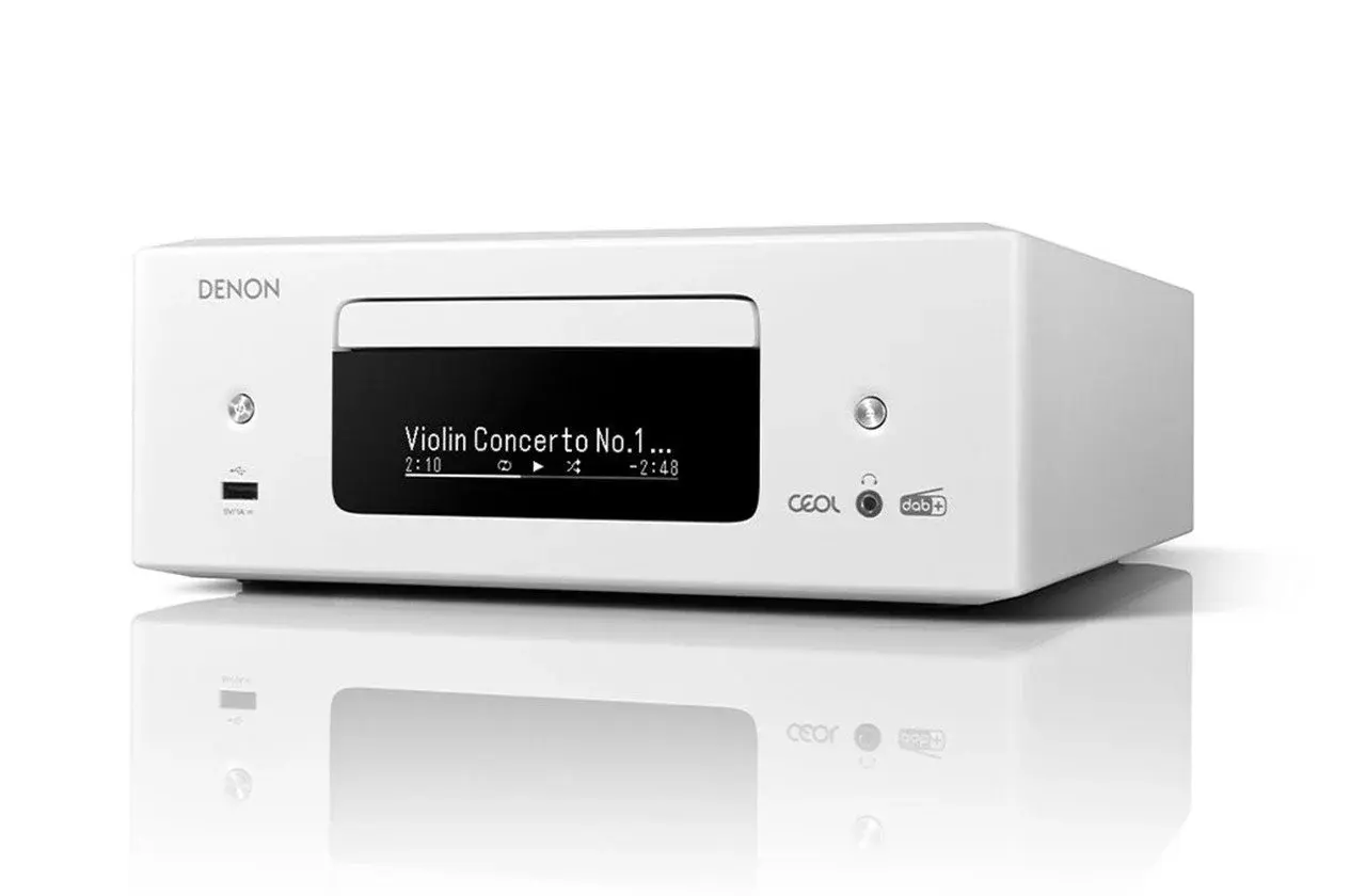 Denon RCD-N12 DAB Network ve CD Player Amplifier Beyaz