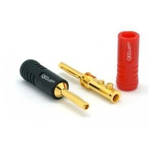QED QE-1870 ABS Screwlock Banana Plug (Takım)