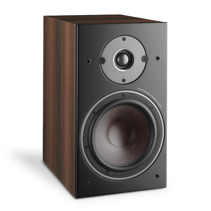 DALI Oberon 1 Raf Tipi / Bookshelf Hoparlör - Çift Dark Walnut