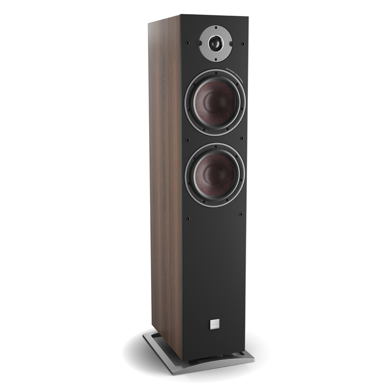 DALI Oberon 7C Kablosuz Aktif Kule Hoparlör - Çift Dark Walnut