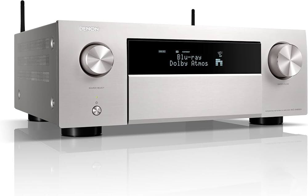 Denon AVC-X4800H 9.4 Kanal 8K Premium Ev Sinema Amfisi Silver