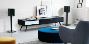 DALI Spektor 2 Raf Tipi / Bookshelf Hoparlör - Çift Black Ash - Vinyl