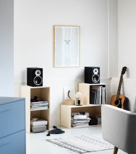 DALI Spektor 2 Raf Tipi / Bookshelf Hoparlör - Çift Black Ash - Vinyl