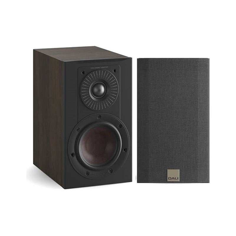 DALI Opticon 1 MK2 Raf Tipi Hoparlör - Çift Dark Walnut