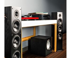 POLK T50 Kule Hoparlör - Tek Black
