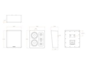 M&K Sound MP300 Duvar Hoparlörü - Tek