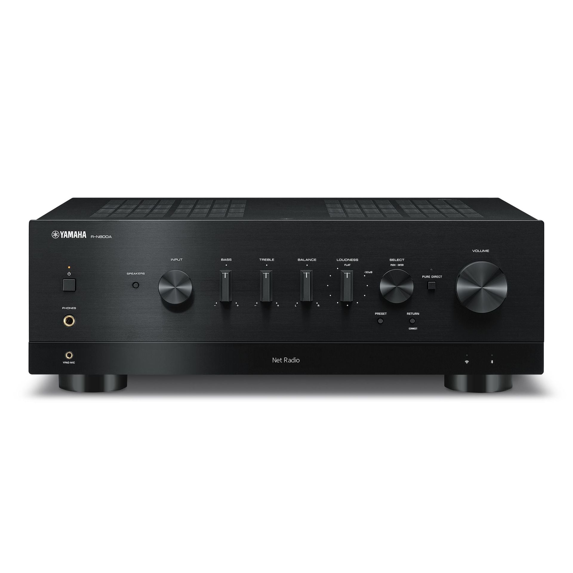 Yamaha R-N800A Stereo Network Receiver Amplifier Siyah