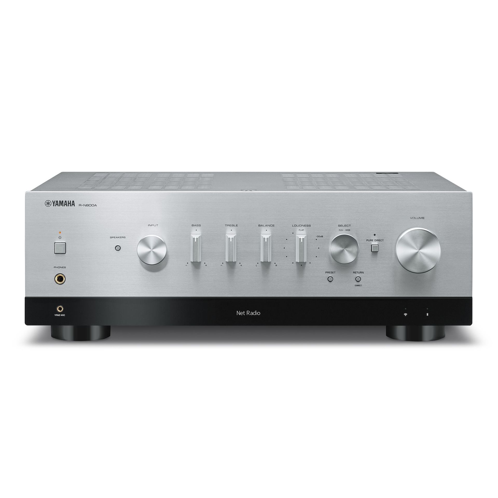 Yamaha R-N800A Stereo Network Receiver Amplifier Gümüş