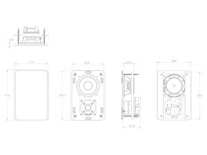 M&K Sound IW85 Duvar Hoparlörü