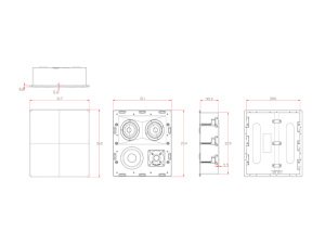 M&K Sound IW150T Tripole® Duvar İçi Hoparlör
