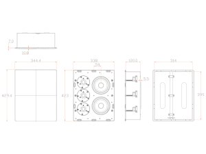 M&K Sound IW300 Duvar Hoparlörü