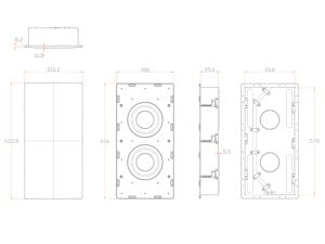 M&K Sound IW28S Duvar İçi Subwoofer
