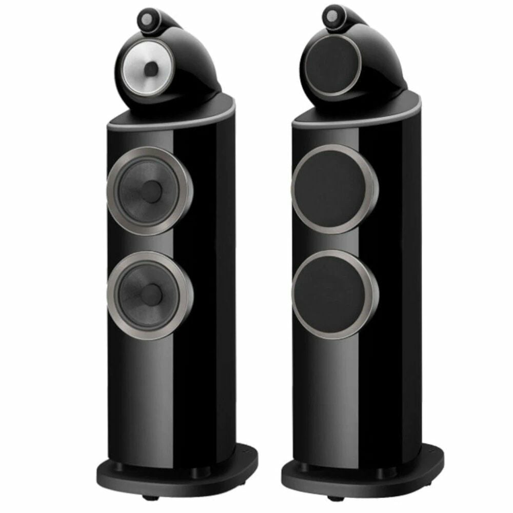 BOWERS & WILKINS 803 D4 Kule Hoparlörü - Çift Black