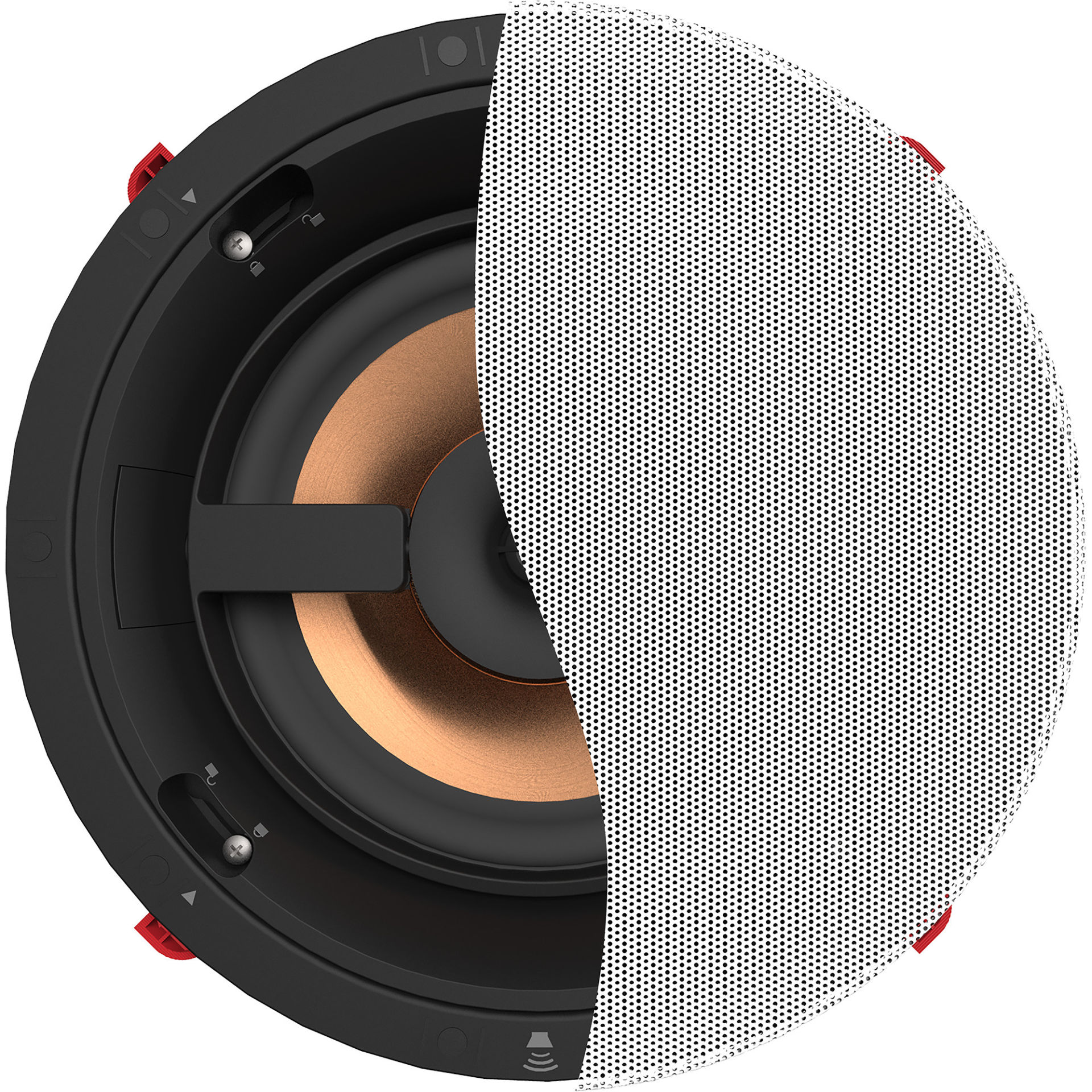 Klipsch PRO-18-RC Duvar İçi Kasasız Hoparlör Beyaz Yuvarlak -Tek
