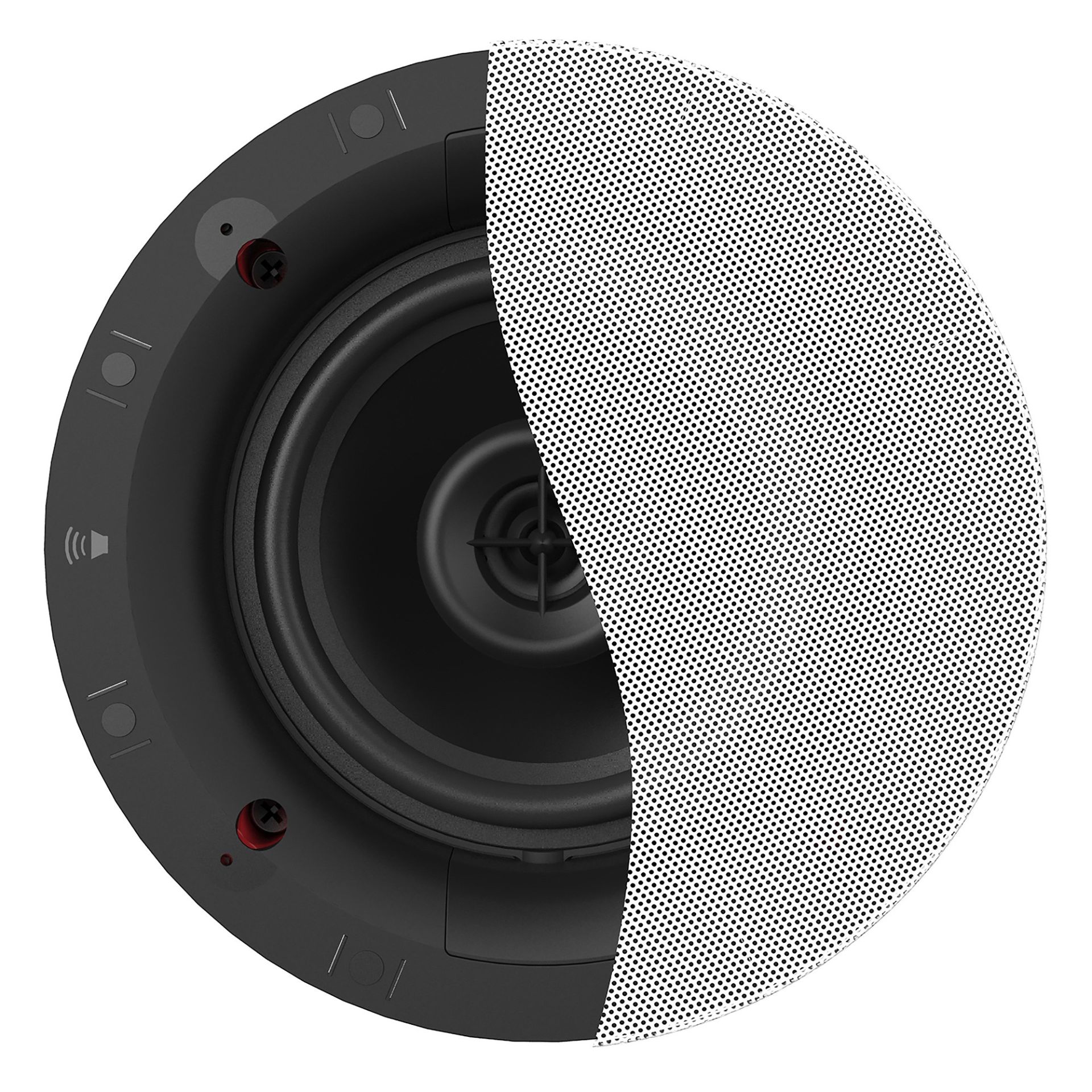 Klipsch DS-160CDT Duvar İçi Kasasız Hoparlör Beyaz Yuvarlak -Tek