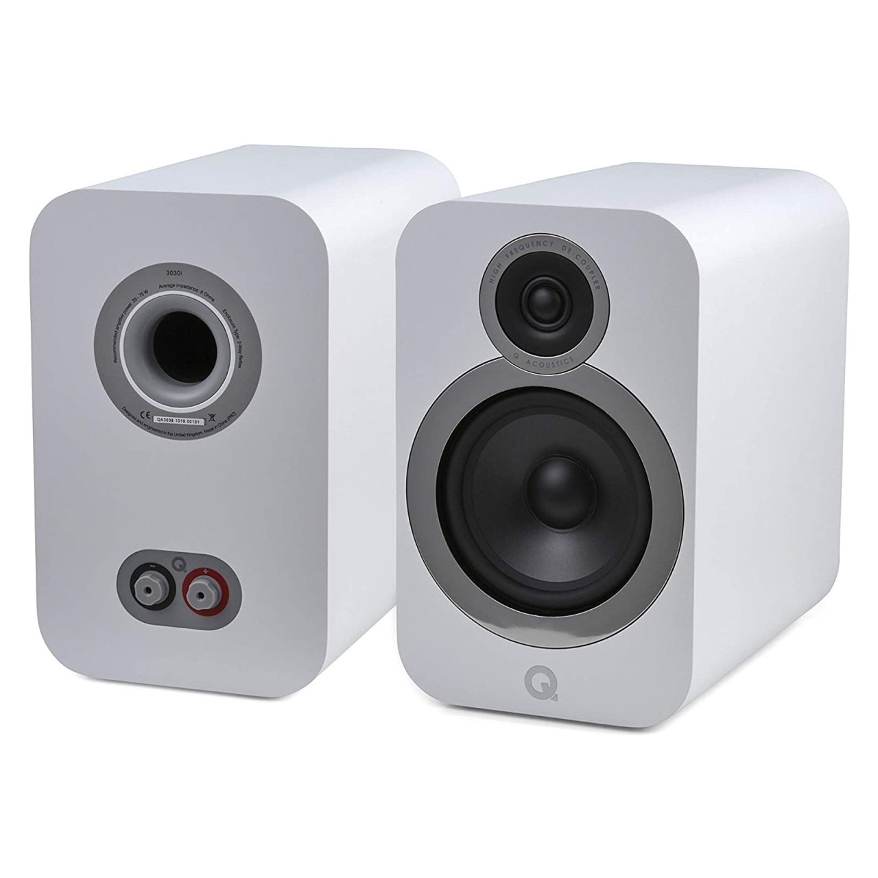 Q Acoustics 3030i スピーカー　白　本体&専用スタンド　セット Q Acoustics Q 3030i Hoparlör